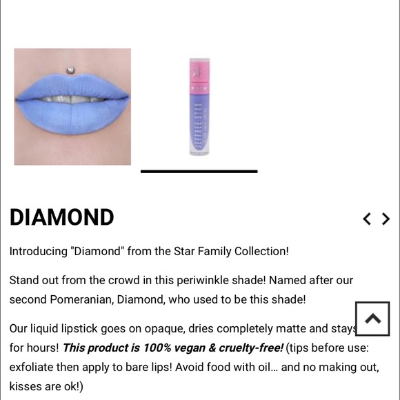 “DIAMOND” JEFFREE STAR VELOUR LIQUID LIPSTICK! - Picture 6 of 8